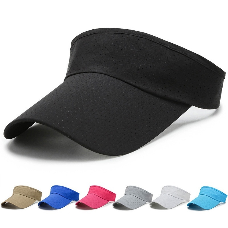 O159 Desingers Visière Femme Casquettes Manempty Chapeaux De Soleil Mode Loisirs Design Chapeau 7 Couleurs Tête Surround Show Visage Petite Crème