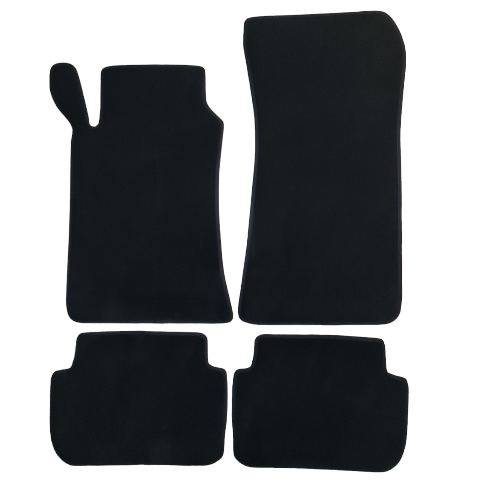 Velour Car Floor Mats For Mercedes CLK C209 Auto Liners Waterproof Black New AMG-image-1066673673