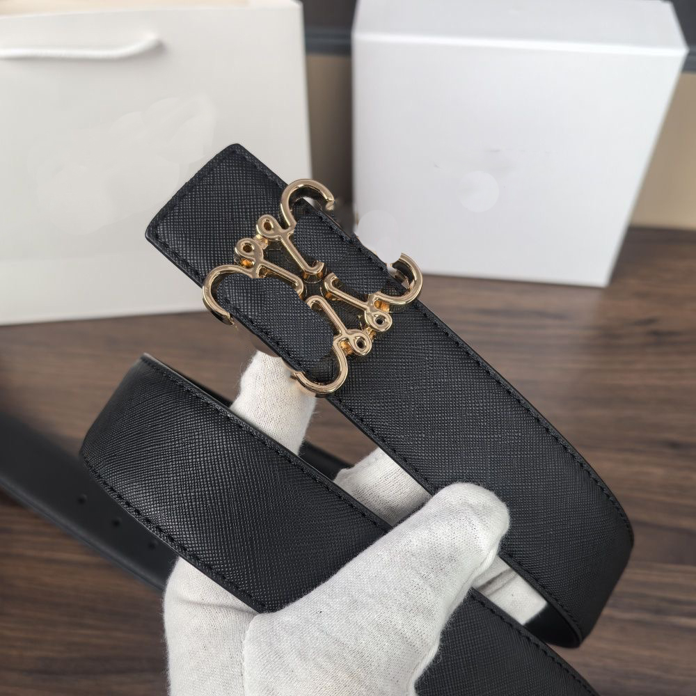 belt designer belt luxury brand belts big belts for men designer solid color letter high quality big Classic commercial leather with Box letter m