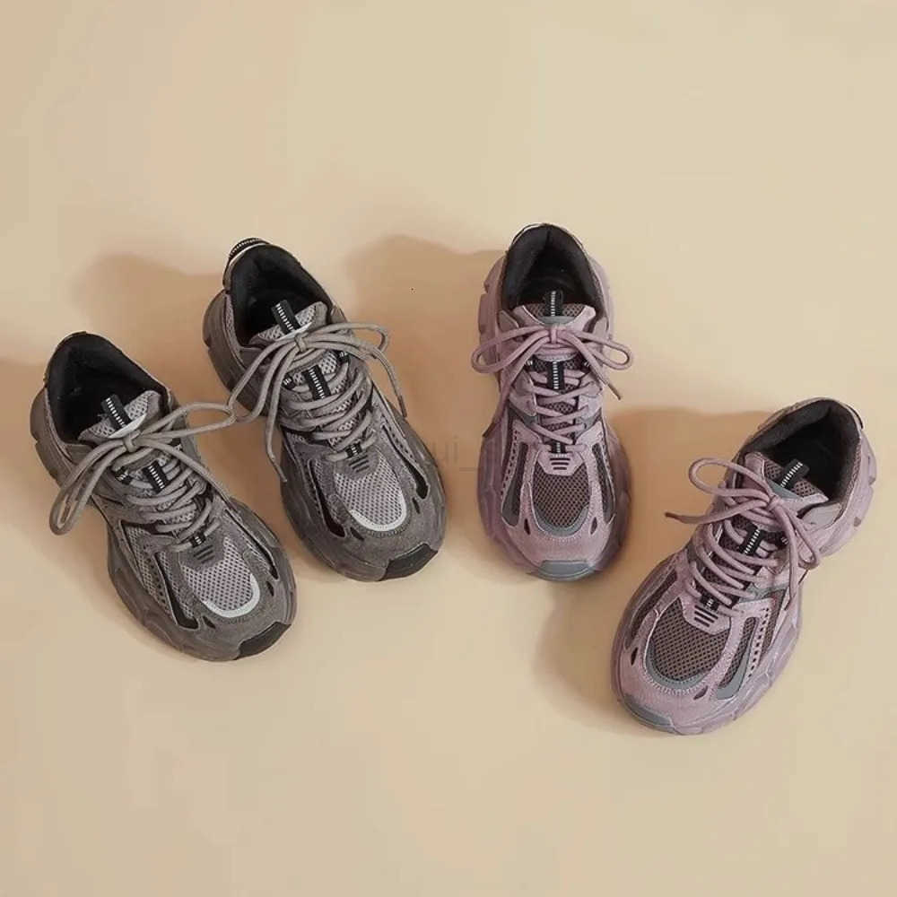 Sports Dad Shoes Womens Spring and Summer New Versatile Student Version of The Thick Sole To Increase Height and Light Running M250716
