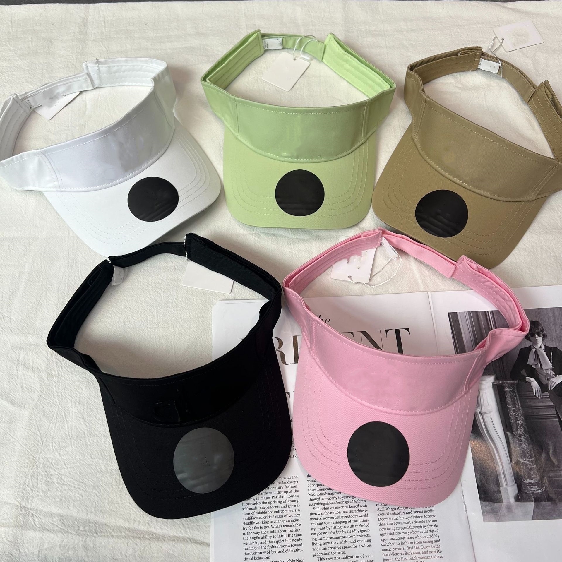 O524 Summer Sports Empty Top Hat Quick-drying Sun Visor Cap for Men and Women Tennis Baseball Caps