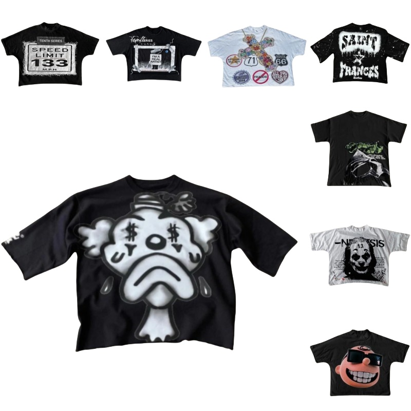 Tee Cropped Men High Street Special Mens Tshirts Nouveauté Impressions graphiques TEES TEST DE HAUTE QUALITÉ MAN TAMTRI