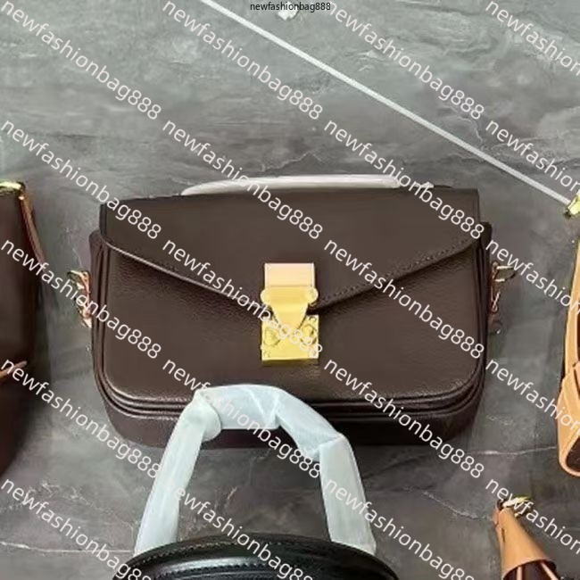 shoulder bags luxurys designers bag embossing flower pochette women handbag messenger pvc leather metis elegant womens crossbody fashion bag 40780