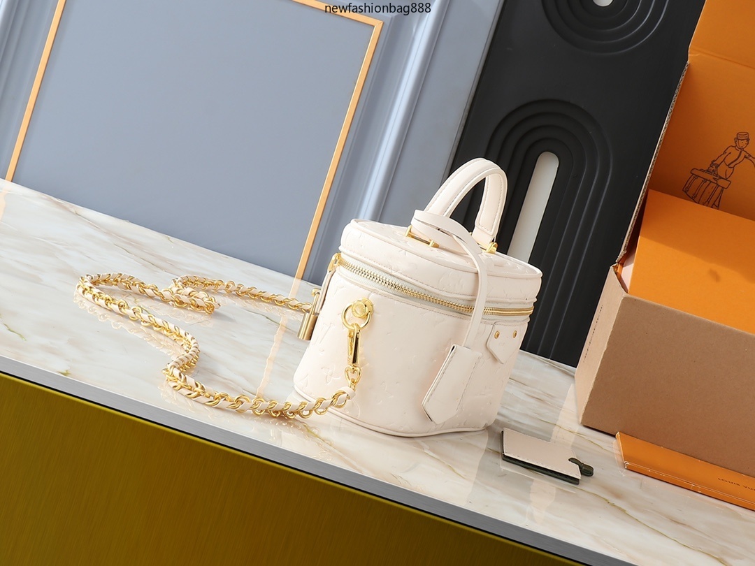 luxury crossbody bags designer bag Handbag Makeups mini Cosmetic Designer Makeup for Women Toiletry Travel miss Embossed flower Shoulder bagM25219