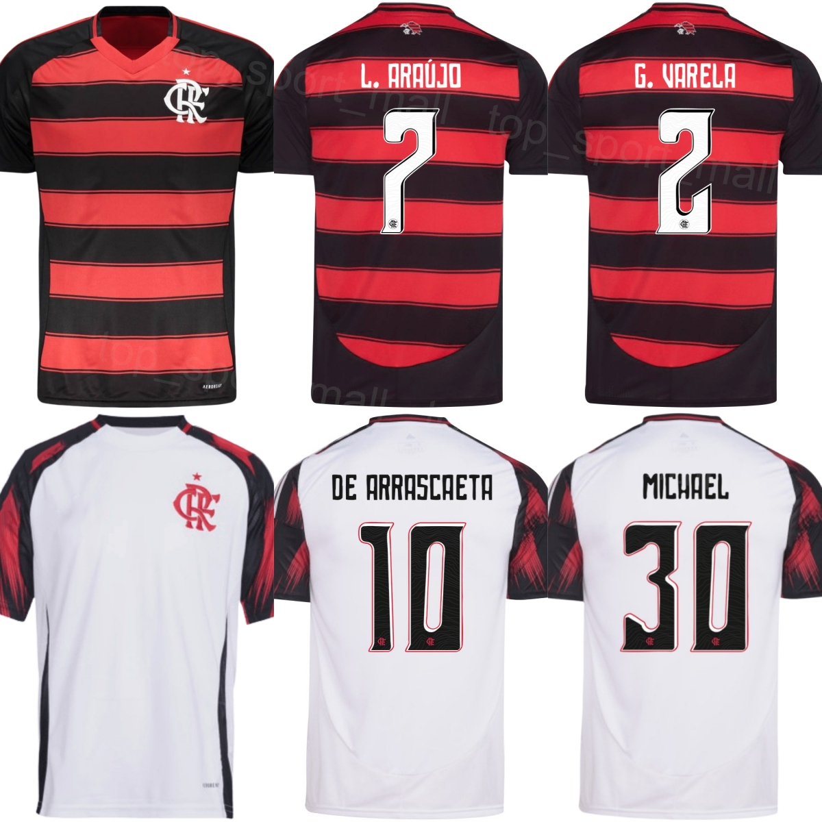 Club Soccer Flamenggo 7 Luiz Araujo Jersey 2025-26 MANS 1 AGUSTIN ROSSI GIORGIAN DE ARRASCAETA MICHAEL Delgado Bruno Henrique Gullermo Varela Kit