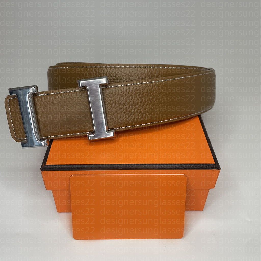 Ceinture de créateur pour hommes En cuir de haute qualité avec attaches en métal brillantLargeur 3,8 cm Ceinture de créateur pour femmes Une cein
