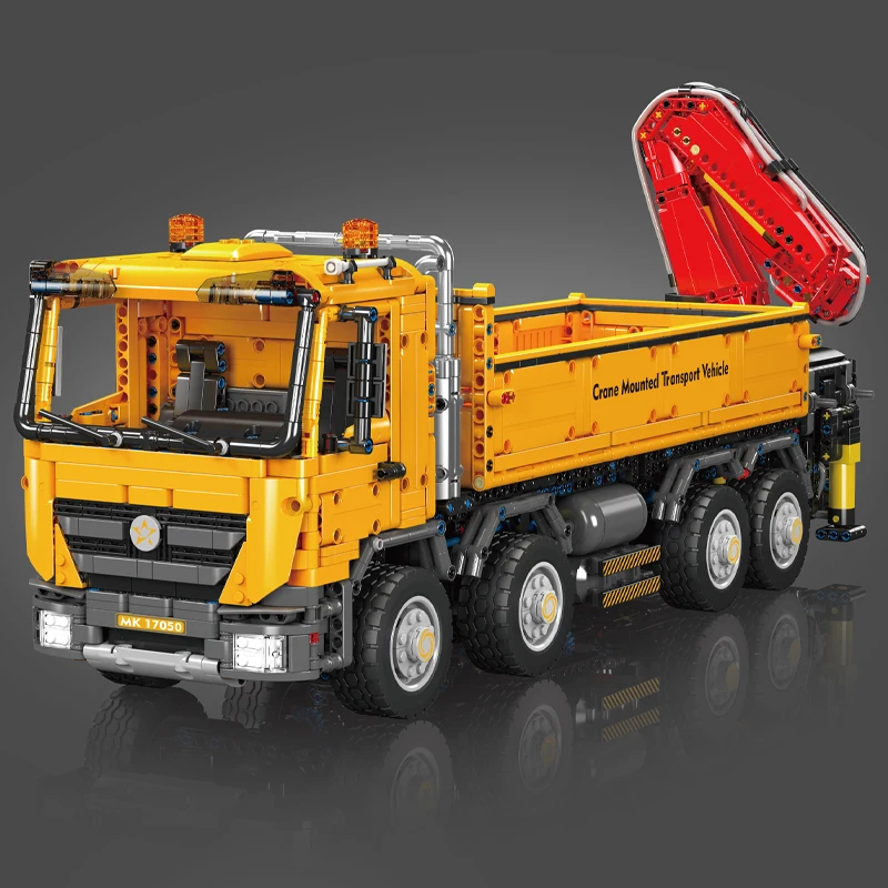 The Self-Loading Crane Building Block Mould King 17050 Assembly Remote Control Truck Car Model Brick Kids Education Toys Christmas Gift-image-1068486718