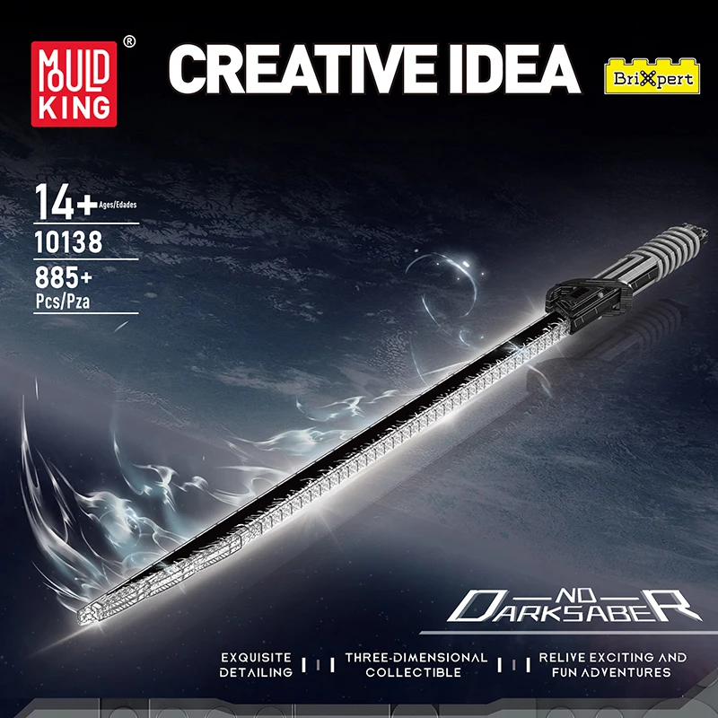 The Darksaber Building Block Mould King 10138 Star Plan Toys Assembly Lightsable Brick Set Educational Kids Christmas Gift-image-1069627770