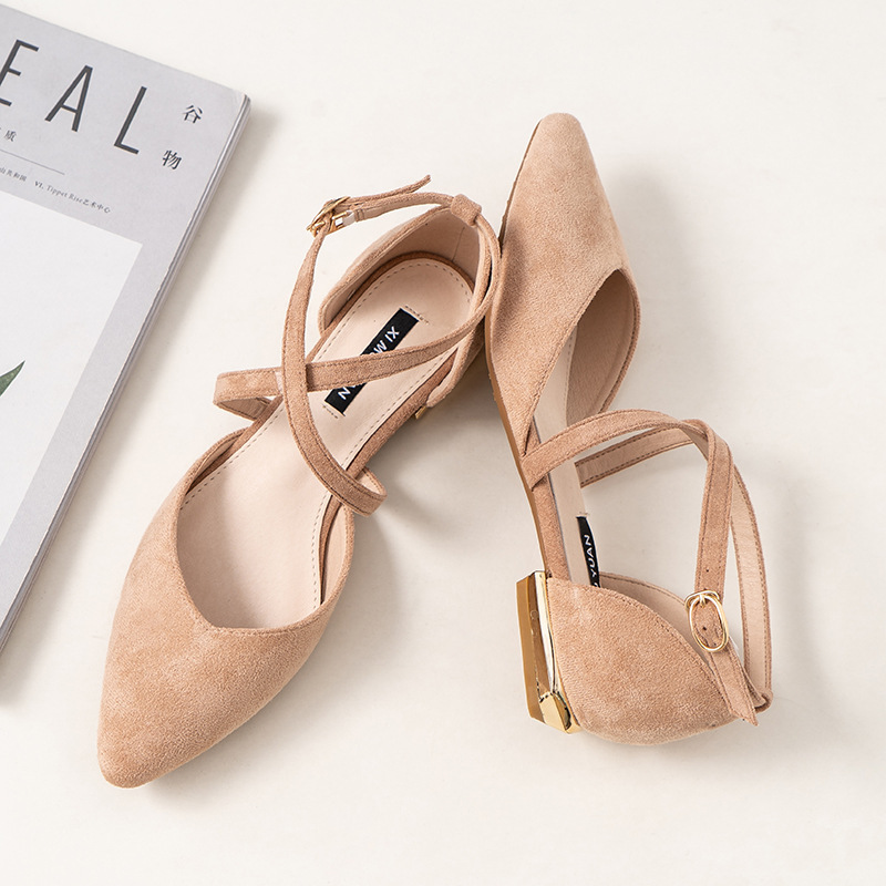 Business Sandal Woman Office Flat OL Formal Party Mary Jane Shoes Loafers Beach Spring Summer Walking Shallow Shoes Women Designer Casual Stylish Fa