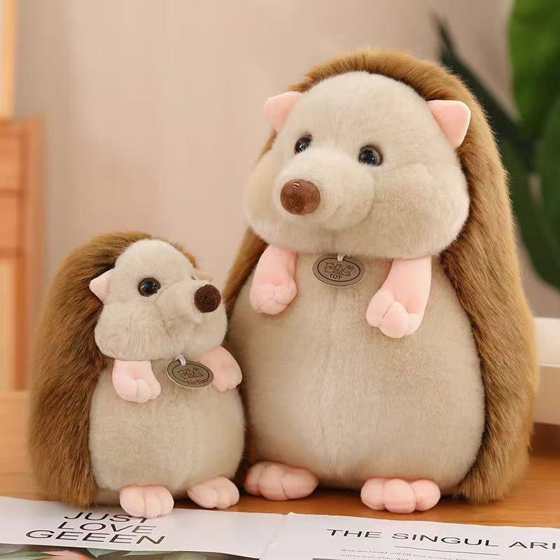 In stock wholesale high quality small hedgehog cute animal healing doll toy plush W260306-image-1096629815