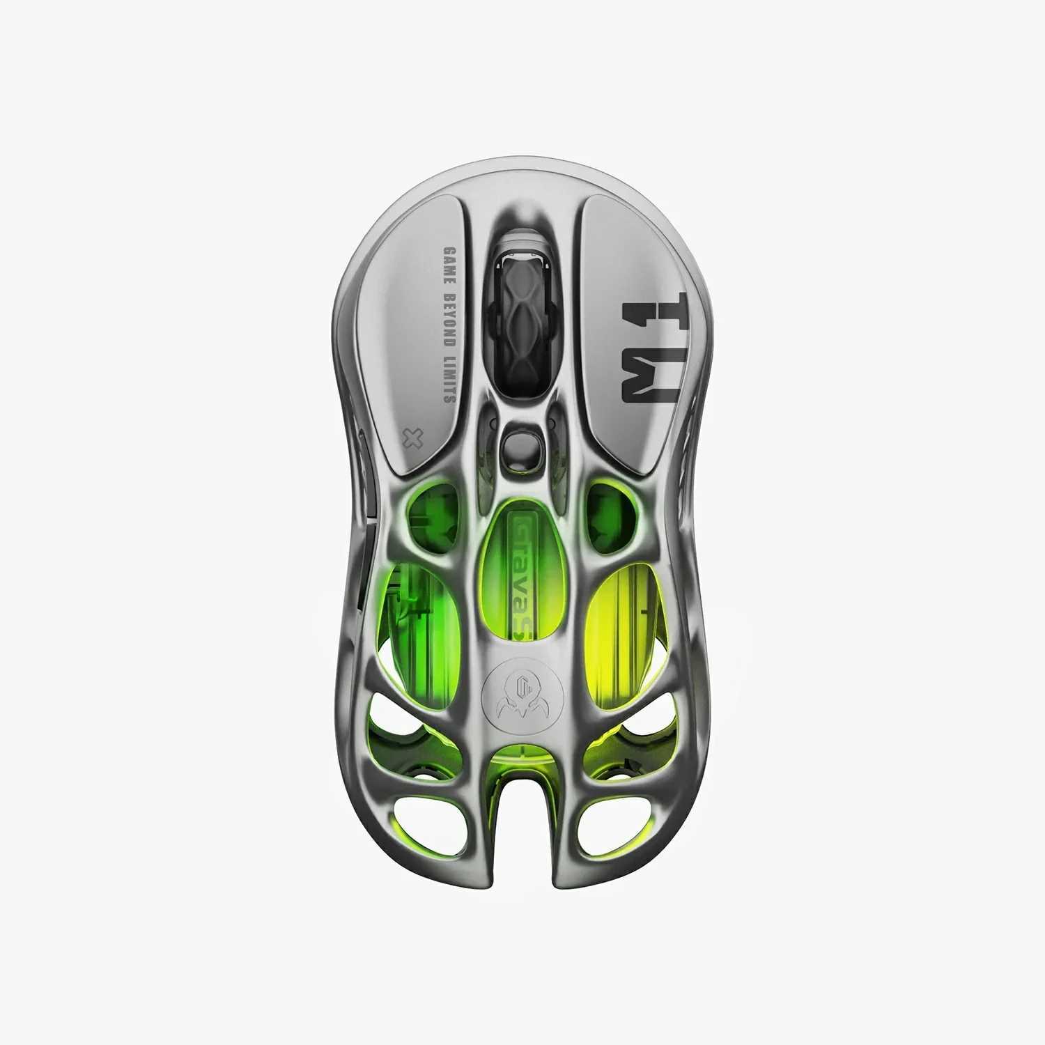 GravaStar Mercury M1 M2 PAW3395 Ergonomic Design Tri-mode GLOWSYNC RGB Lighting TURBOSPEED Wireless Technology L250718-image-1067100412