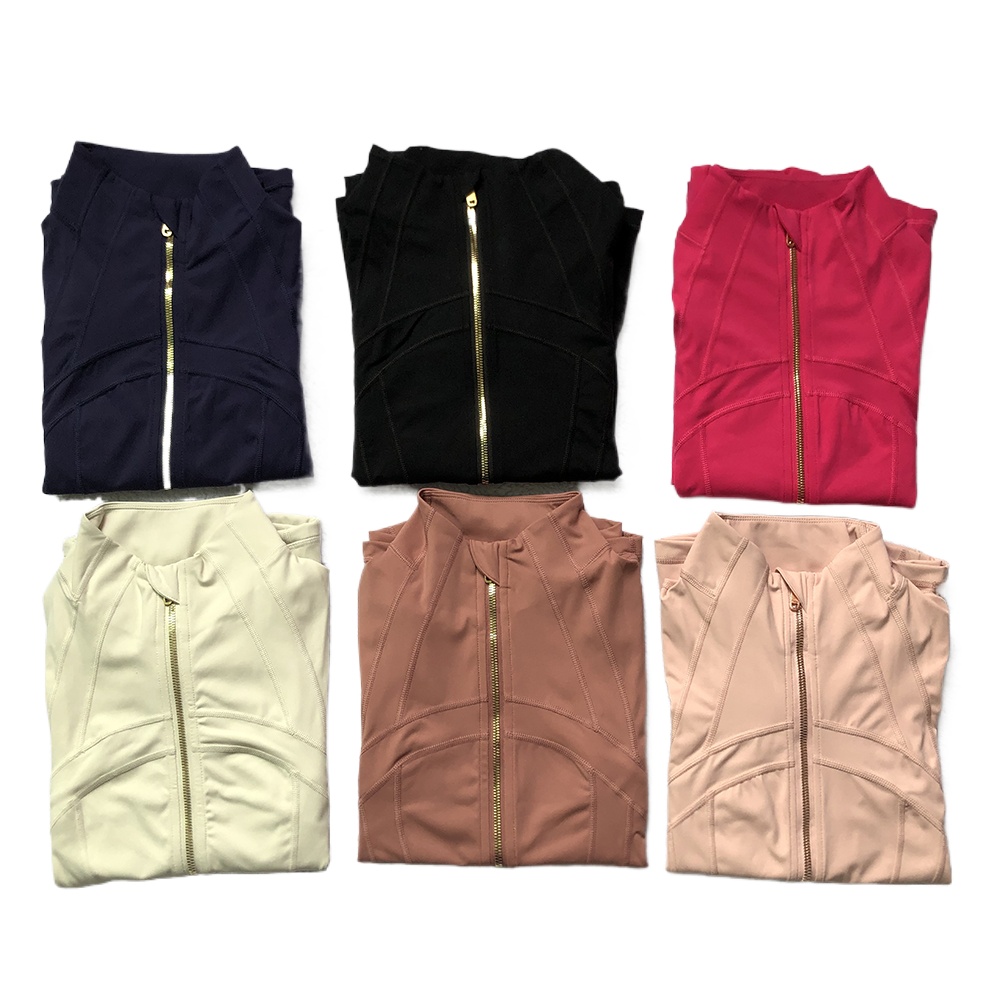Women Sportswear Zipper Quick Dry Sport Jacket Outwear Yoga Gym Professional polyester Snow running clothing-image-550867485