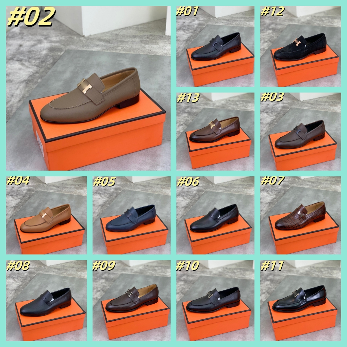2025 Style Fashion New TOP Lace-Up Men Shoes Designer High Quality Vintage British Formal Luxury Dress Loafers Wedding Brogue Shoes 38-46