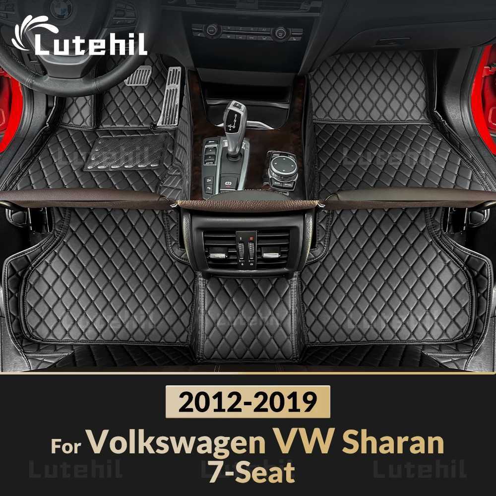 Lutehil Car Floor Mats for Volkswagen VW Sharan (7 Seats) 2012 2013 2014 2015 2016 2017 2018 2019 Custom Interior Accessories S25719-image-1067226840