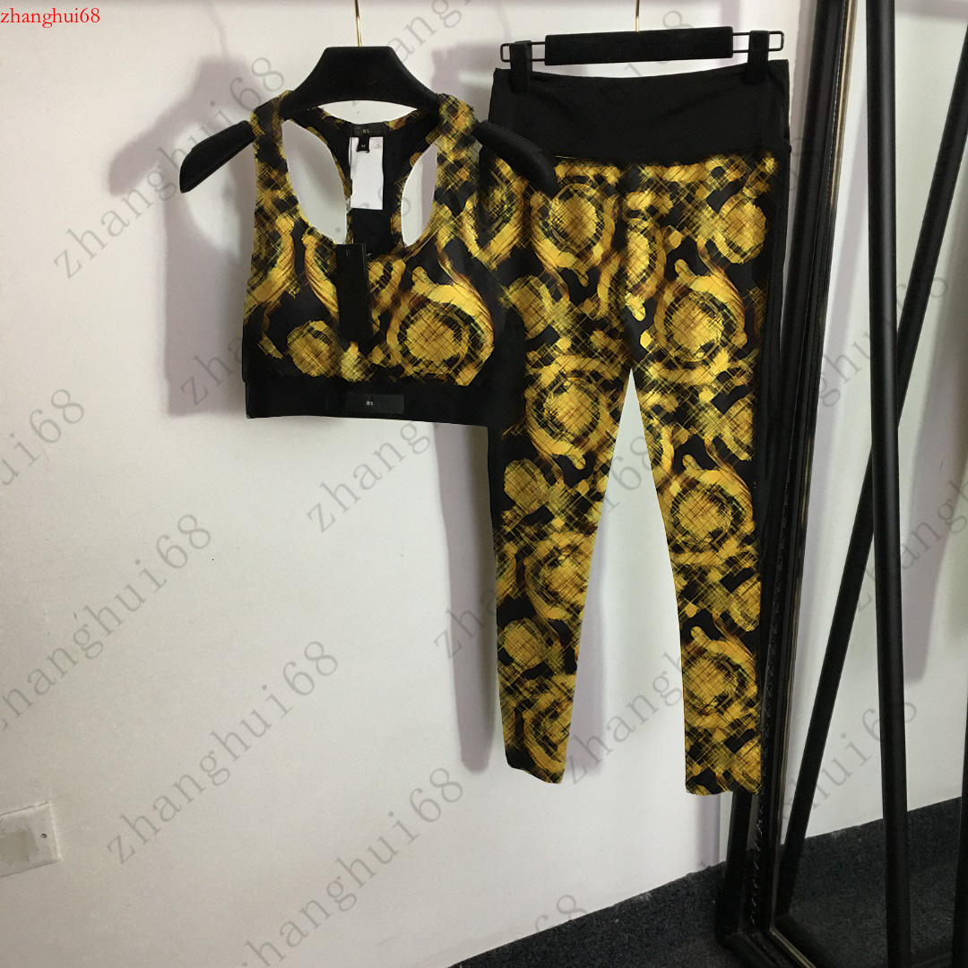 Designer Women's Shirt and Pants Yoga Sportswear High-Quality Set with Prints Various Styles Casual Fashion Women's Set