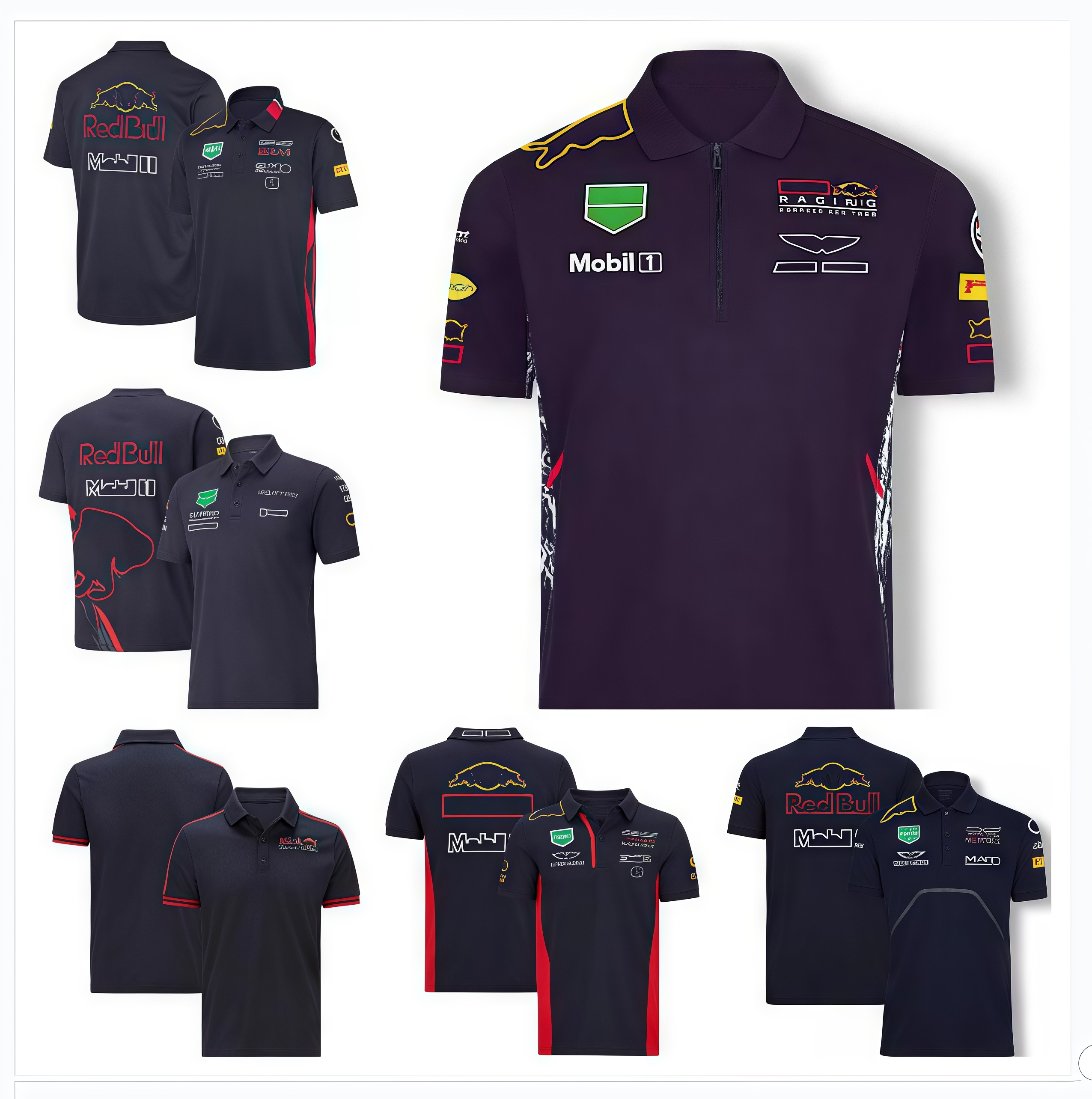 F12025 short-sleeved T-shirt F1logo summer shirt with the same customised-image-683261678