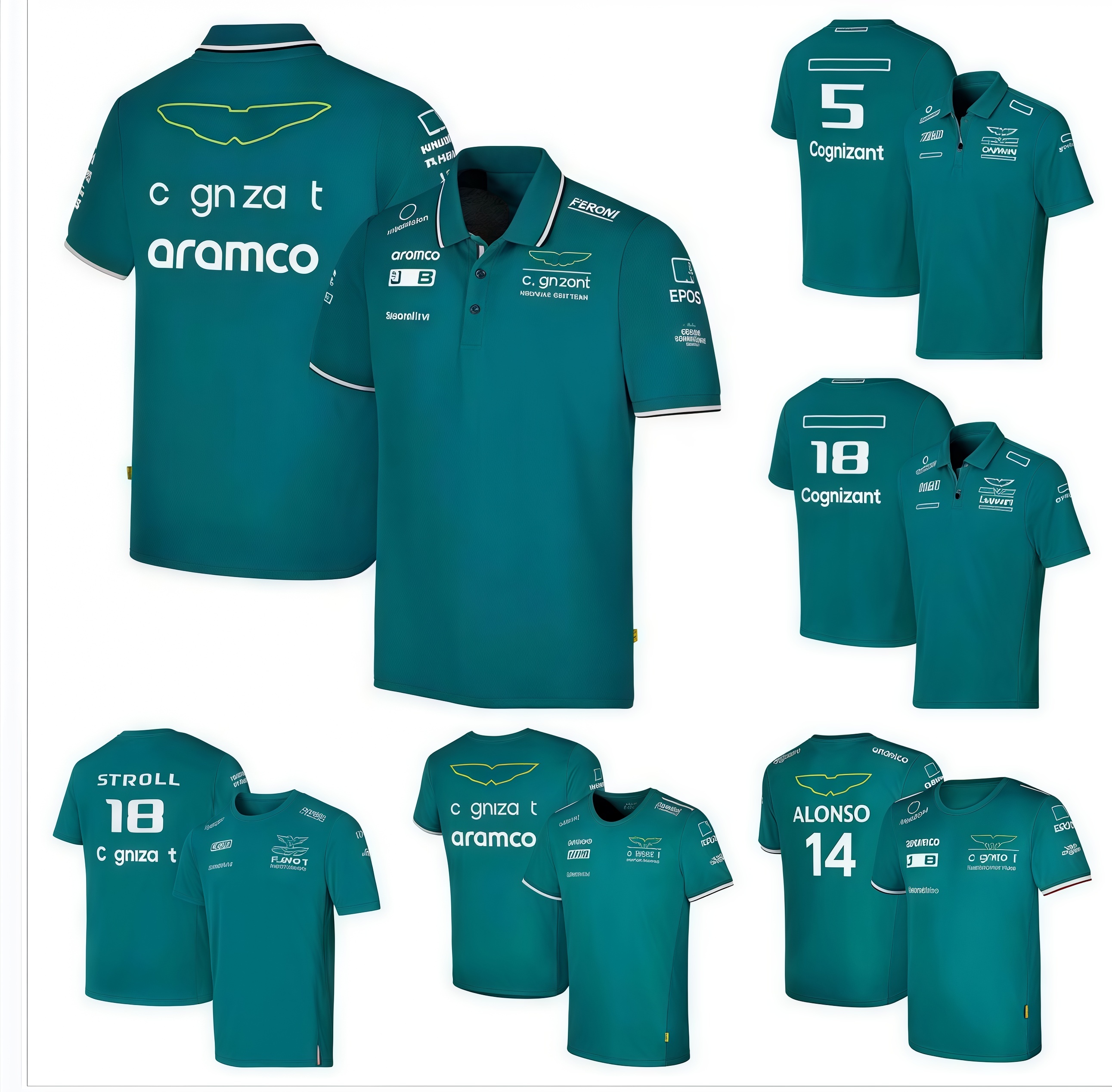 F12025 short-sleeved shirt F1logo summer POLO shirt with the same customised-image-683183657