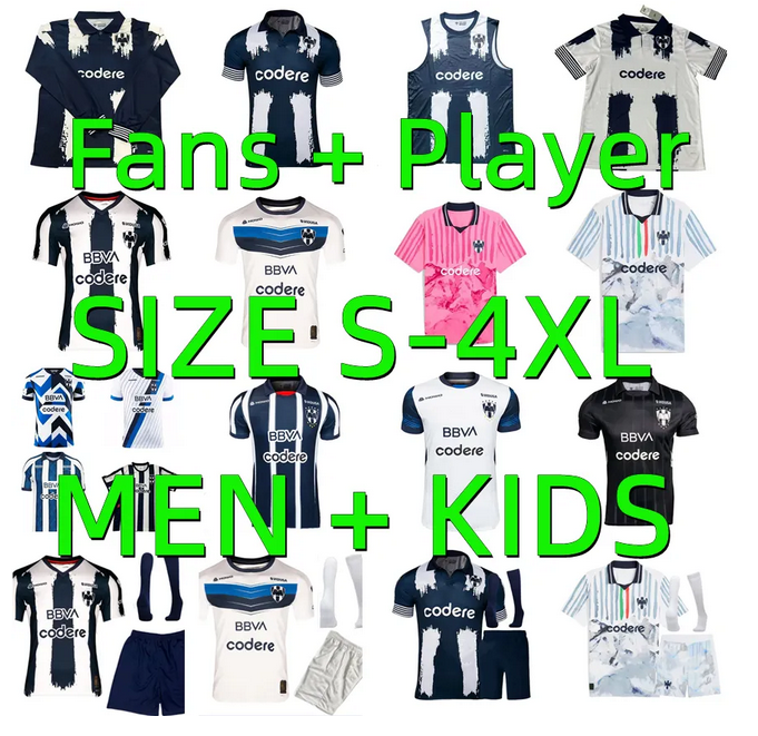 Sergio Ramos 2025 2026 CF Monterrey CANALES 80th Anniversary Soccer Jerseys 25 26 Rayados R.FUNES MORI E.AGUIRRE MEZA R.AGUIRRE ROMO G.BERTERAME-image-869079582
