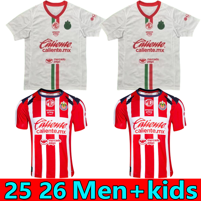 25-26 S-4XL Chivas de Guadalajara Soccer Jerseys I. BRIZUELA 2025 2026 LIGA MX A. VEGA J. SANCHEZ S. FLORES football shirt t F. BELTRAN GONZALEZ-image-885898680