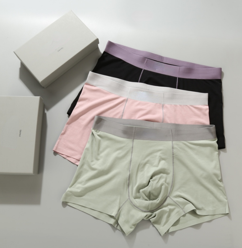 Designer underwear man boxer short Male Soft Underpants Man Luxury Brand Comfortable Boxershorts Boxer multiple colors boxers for men 3 pcs in on-image-1067310208