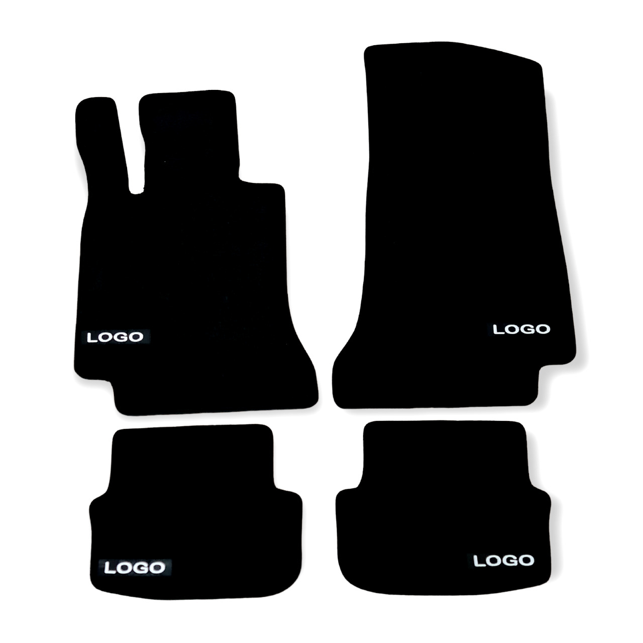 Car Floor Mats For AMG C Class Convertible Auto Liners Waterproof Black-image-1067308553
