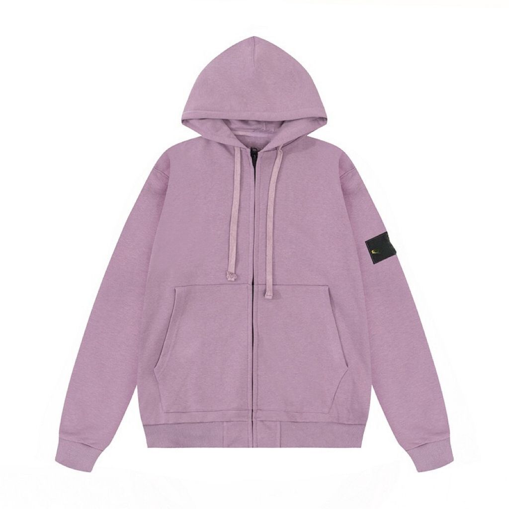 stone jacket coat Men's Classic o-Neck Cardigan cp Sweater Spring Autumn Sweater Women's Undercoat Sweater Coat Premium Solid Multicolor s