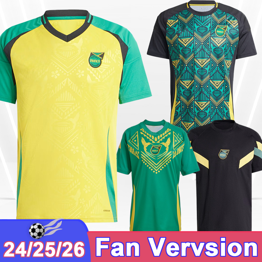 24 25 26 Jamaica ANTONIO Mens Soccer Jerseys NICHOLSON LOWE REID BELL PINNOCK BAILEY Home Away Training Wear Football Shirts Short Sleeve Adult U-image-990564152