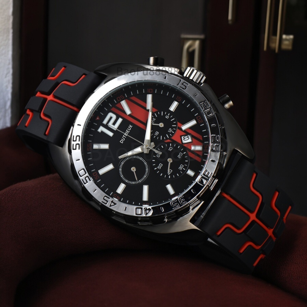 2024 New Arrival Sport Red Men Watches Quartz Luxury Wristwatch Multifunctional Chronograph Automatic Date Male Racing Design Male Clocks Dropshi-image-992568620