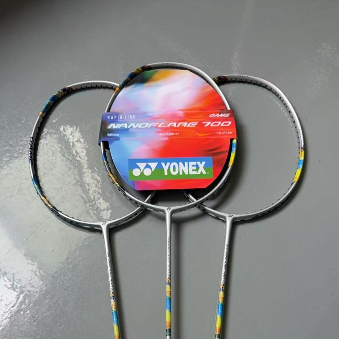 Yonex NanoFlare 700 Game (Silver, Unstrung) Badminton Racquet,Bodied Tennis Club for Serious Athletes-image-1067400245