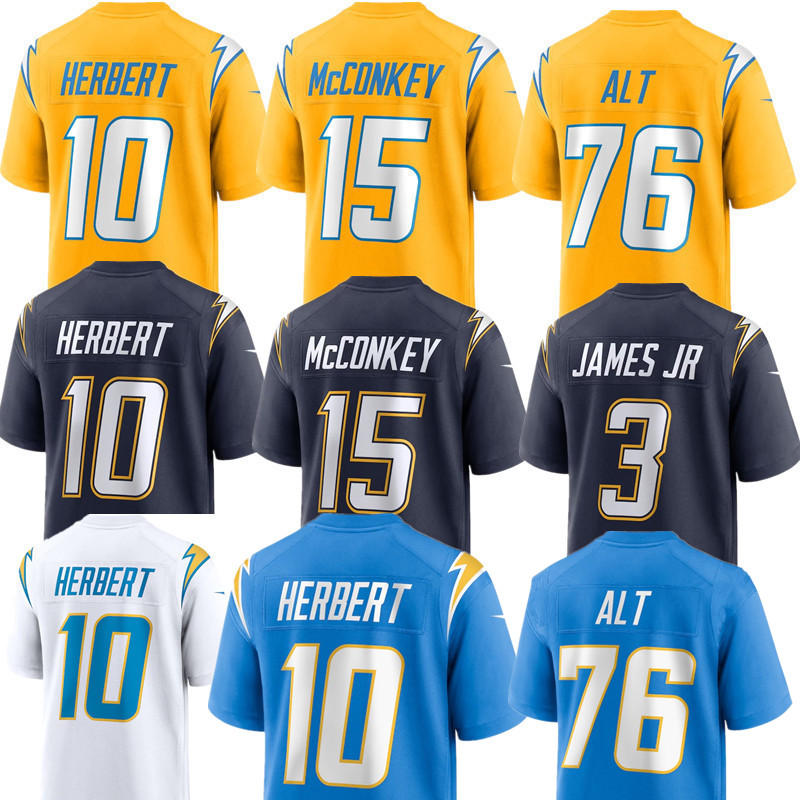 Justin Herbert Ladd McConkey Omarion Hampton Najee Harris Cameron Dicker Joe Alt Khalil Mack Derwin James Tuli Tuipulotu Quentin Johnston charger-image-920773772