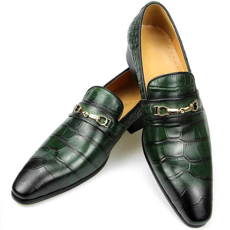 Successful Mens Loafers Business Dress Shoes Wedding Banquet Suit Italy Designer Leather Shoes Genuine Leather Pointed Toe M250721