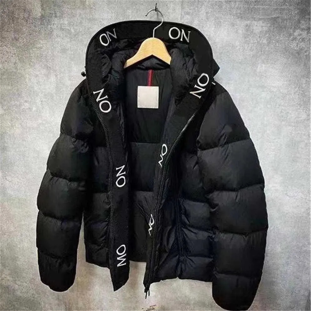 Mens puffer jacket designer winter jacket Men's Winter Down Parka Men's Warm Windproof Down Jacket embroidery Matte Material mens womens C