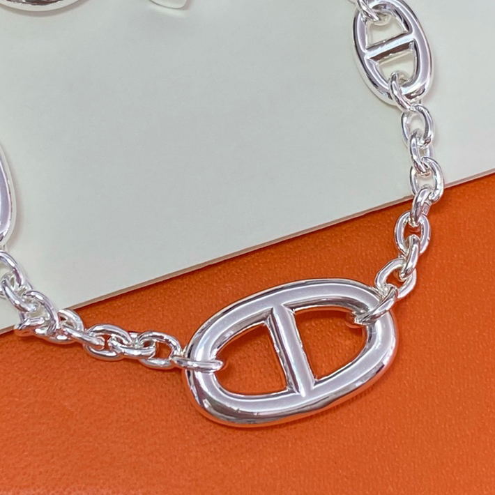 ADITA Chaine Bracelet for woman designer couple for man silver classic style Vintage brand official reproductions with box 061