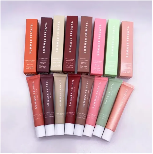EPACK Lip Butter 15g Lip Balm Liquid Lipstick moisturizes Smooth Makeup Lips Glaze LipGloss Oil Jelly pink sugar vanilla beige birthday cake 0.5o-image-802066869