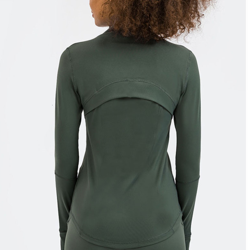 Veste à glissière d'automne vêtements de yoga à séchage rapide