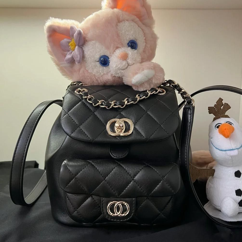 Designer Backpack Luxury Backpack Designer Backpack for Woman Fashion Caviar Leather Cargo Style Frog DumaBackpack Large Capacity Travel Shoulder Ba
