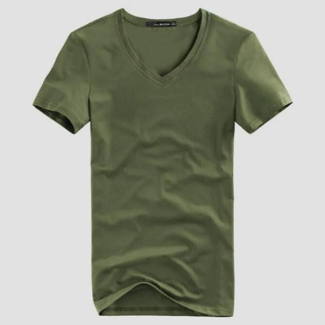 Mens Casual Slim Fit Short Sleeve T-Shirts Soft Lightweight V-Neck/Crew-Neck