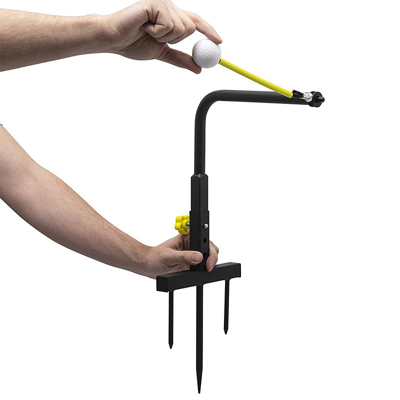 Beginner professional golf swing coach training office indoor and outdoor assisted swing practice-image-1067572352