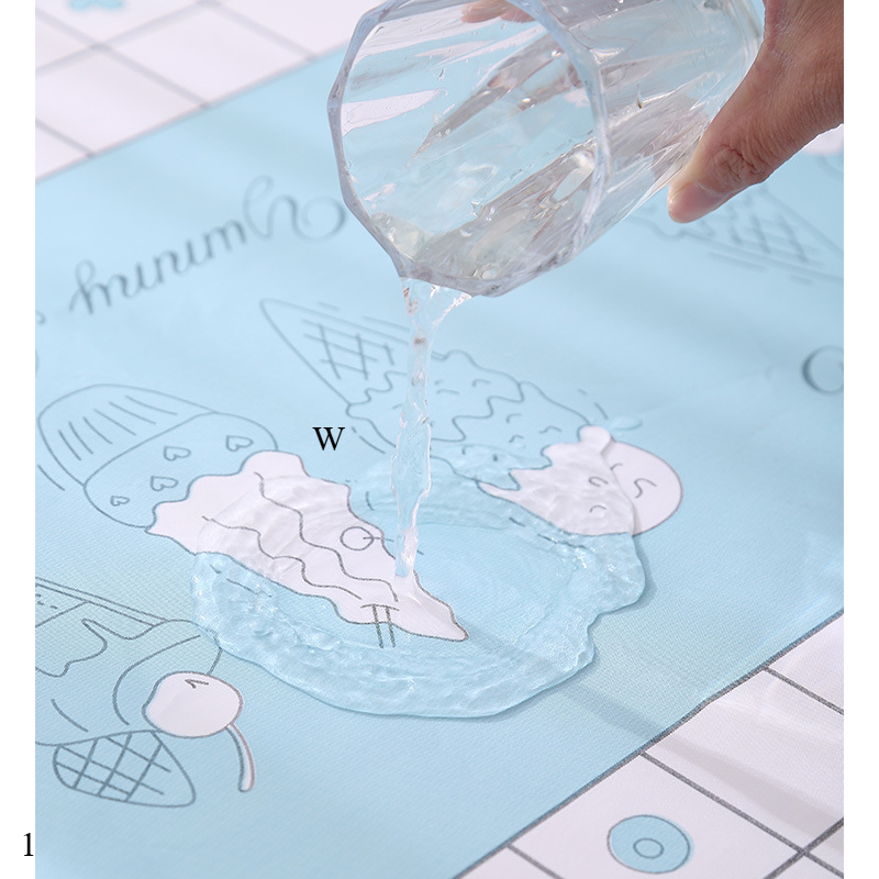 Household Waterproof and Oil-proof Leave-in Tablecloth Kitchen Anti-premium Table Mat TT3-image-1067805932