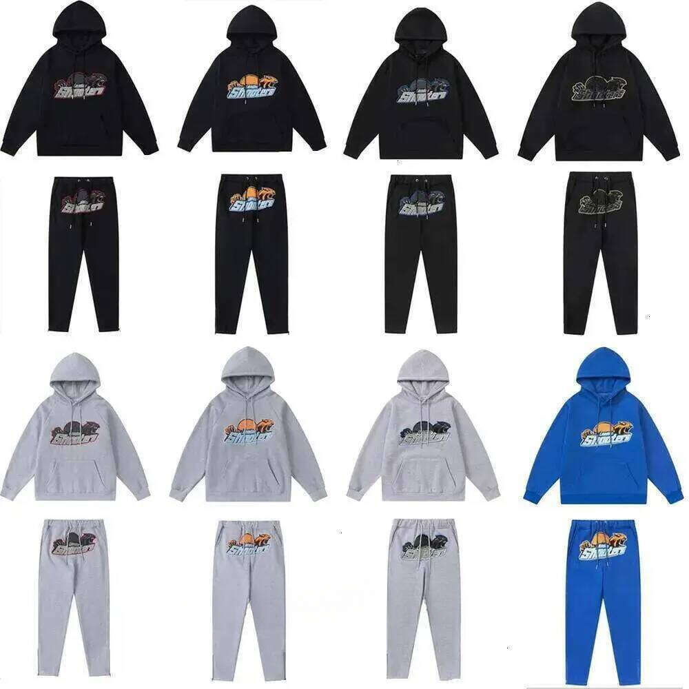Trapstarly Survêtement Trap Starr Pantalon De Survêtement Ensemble Joggers Sportswear Survêtement Survêtement Trap Pull À Manches Longues Broderi