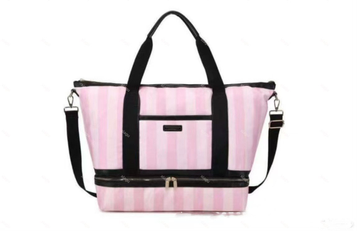 Designer Bags New Large Nylon Tote Bag Lightweight Travel Shoulder Bag with Zipper, Casual Crossbody Shopper size 60*6*35 cm