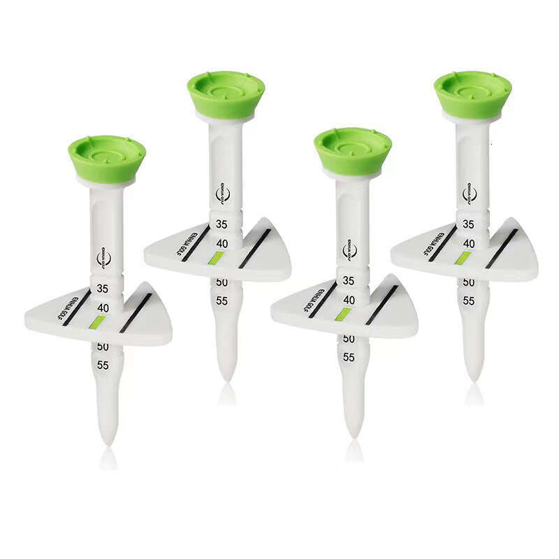 Two-section splicing soft golf nail tee with adjustable height aiming direction Mark plastic tee Durable Plastic Golf Tees for Reducing Friction,-image-1067736127