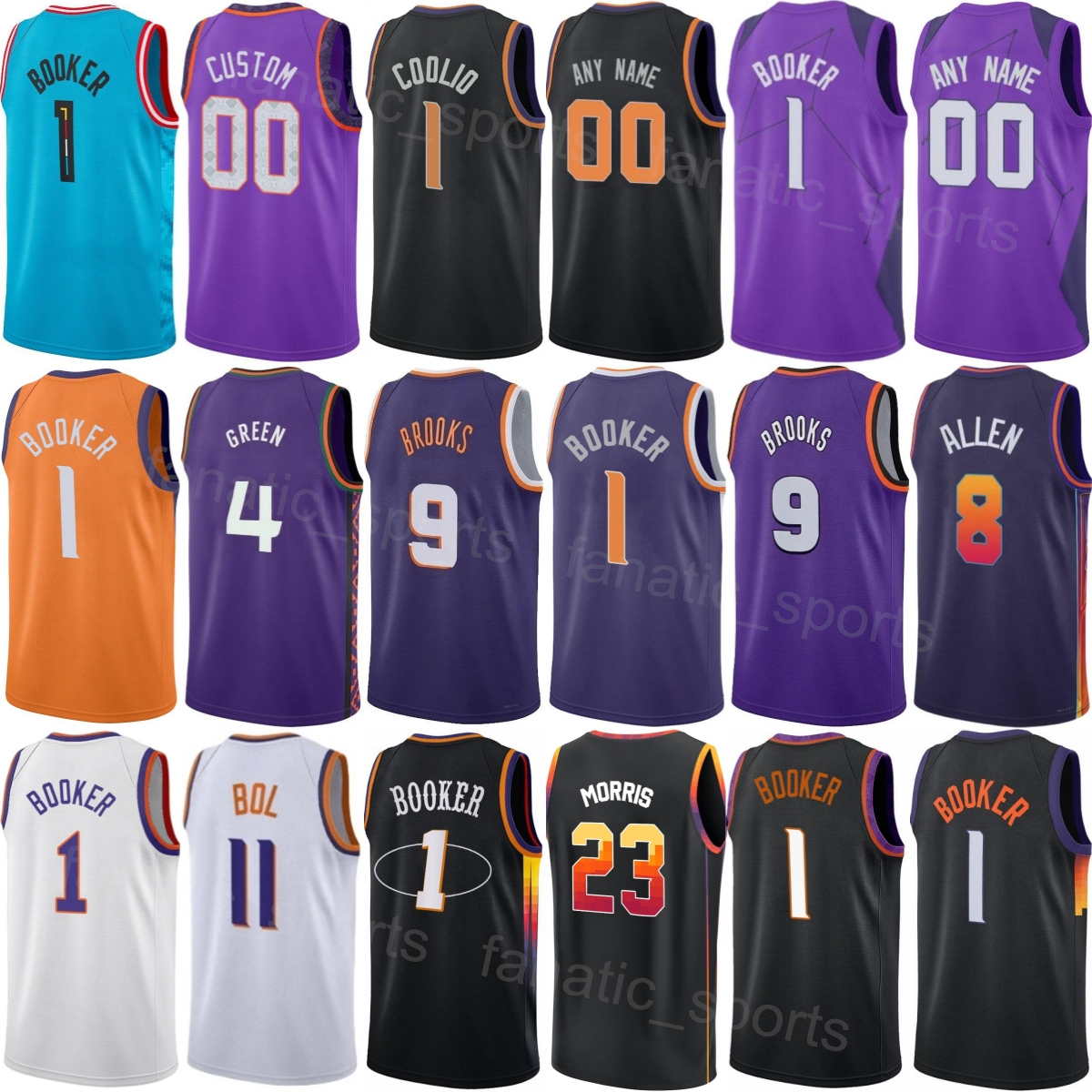 Print Draft Mark Williams Jersey 23 Basketball 25/26 Rasheer Fleming 20 Koby Brea 14 Jalen Green 4 Dillon Brooks 9 Khaman Maluach 10 Custom Name-image-840388687