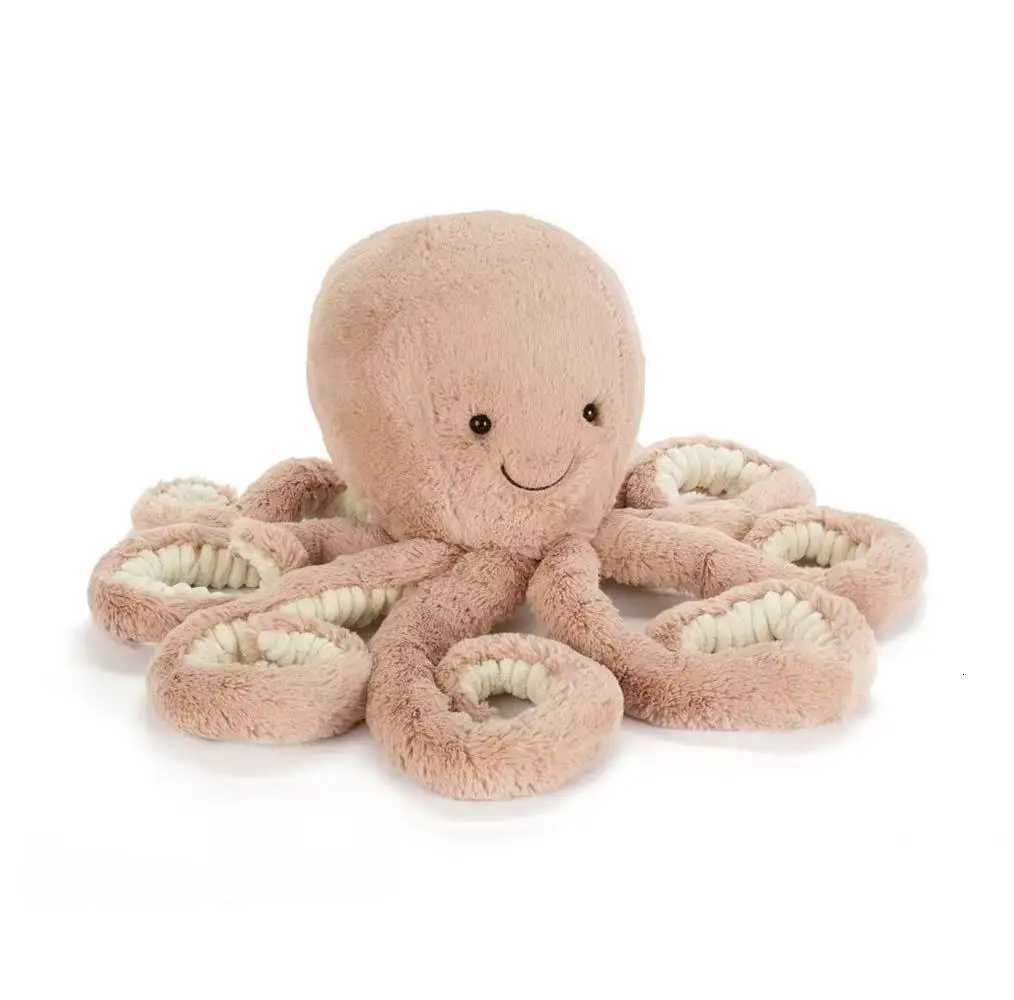 New Octopus Doll Simulation Stuffed Plush Toy Anime Cute Low Childrens Birthday Gift Inter Doll C251123-image-1067906902