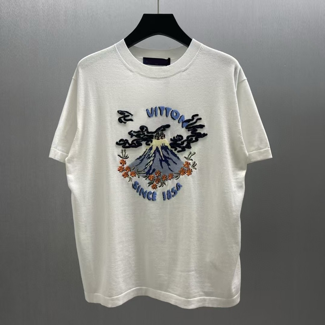 Men's Plus Tees & Polos with cotton printing and embroidery, 100% replica of European size 73i3