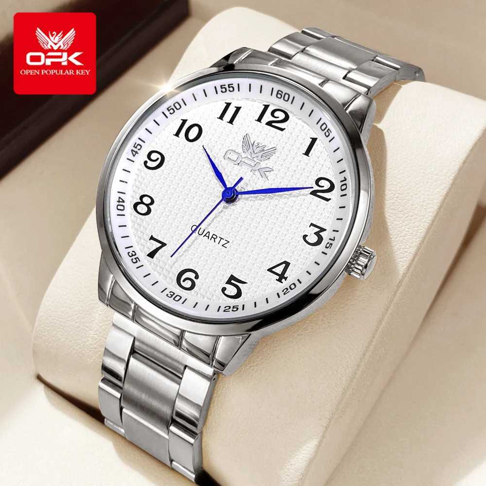 6008 Watches For Men Stainless Steel New Fashion Brand Luxury Quartz Watch Waterproof Mens Watch Automatic Watch Reloj W250724
