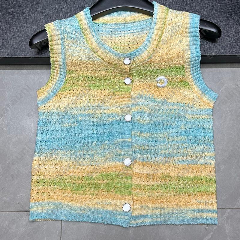 Designer Summer Dresses Tanks Top Womens Designer Clothes Women Fashion Sweater Tops Luxury Knitted Designer Sexy Chest CC Letter Vest Daily Drills