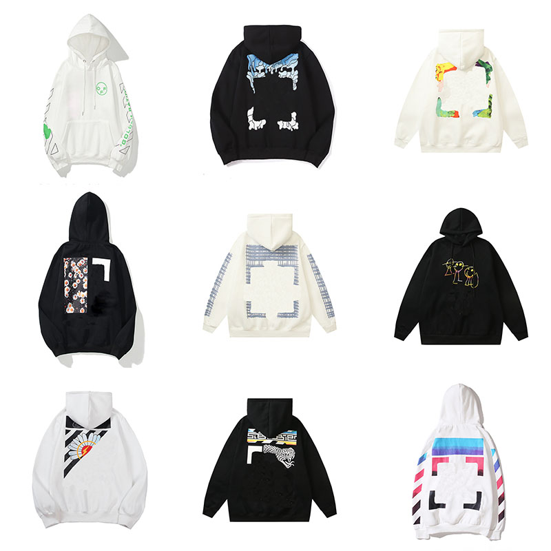 Designer Men's Hoodie American Street Trend Hoodie Pullover Hooded Letter Printed Sweatshirt High Quality Graffiti Mens Hoodie Cotton Casual Lo