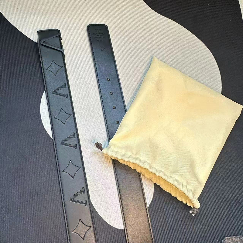 Luxury Designer Belt Buckle Fashion leather womens Belt Designer Mens Letter Double large gold and silver black gun Classic womens belt logo box