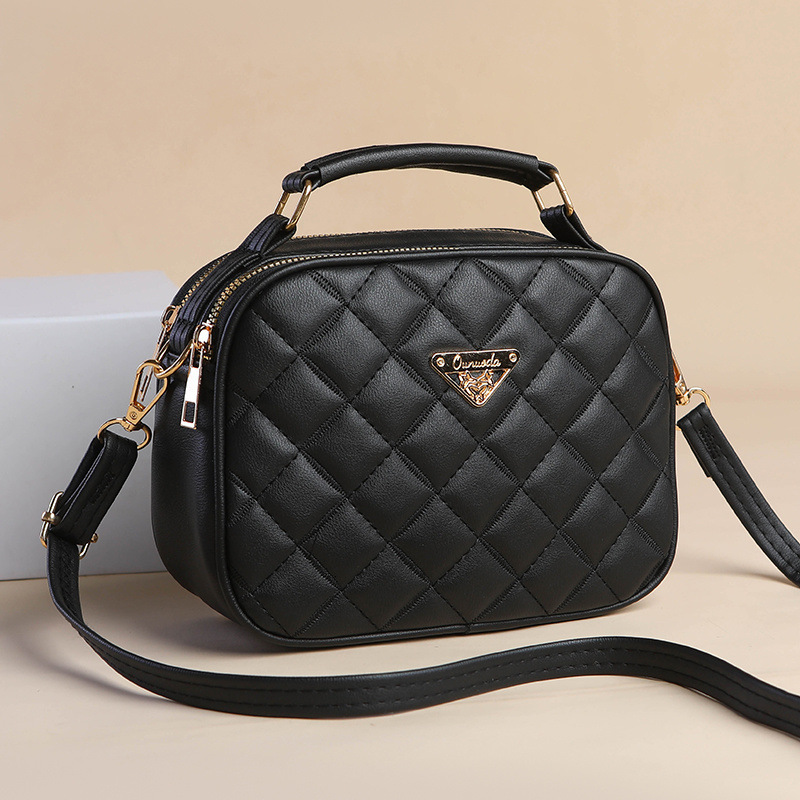 Fashion Women's Diamond Grid Small Square Bag Handbag Free Shipping Designer Luxury Shoulder Crossbody Bag New Mom Phone Bag Casual Makeup Bag